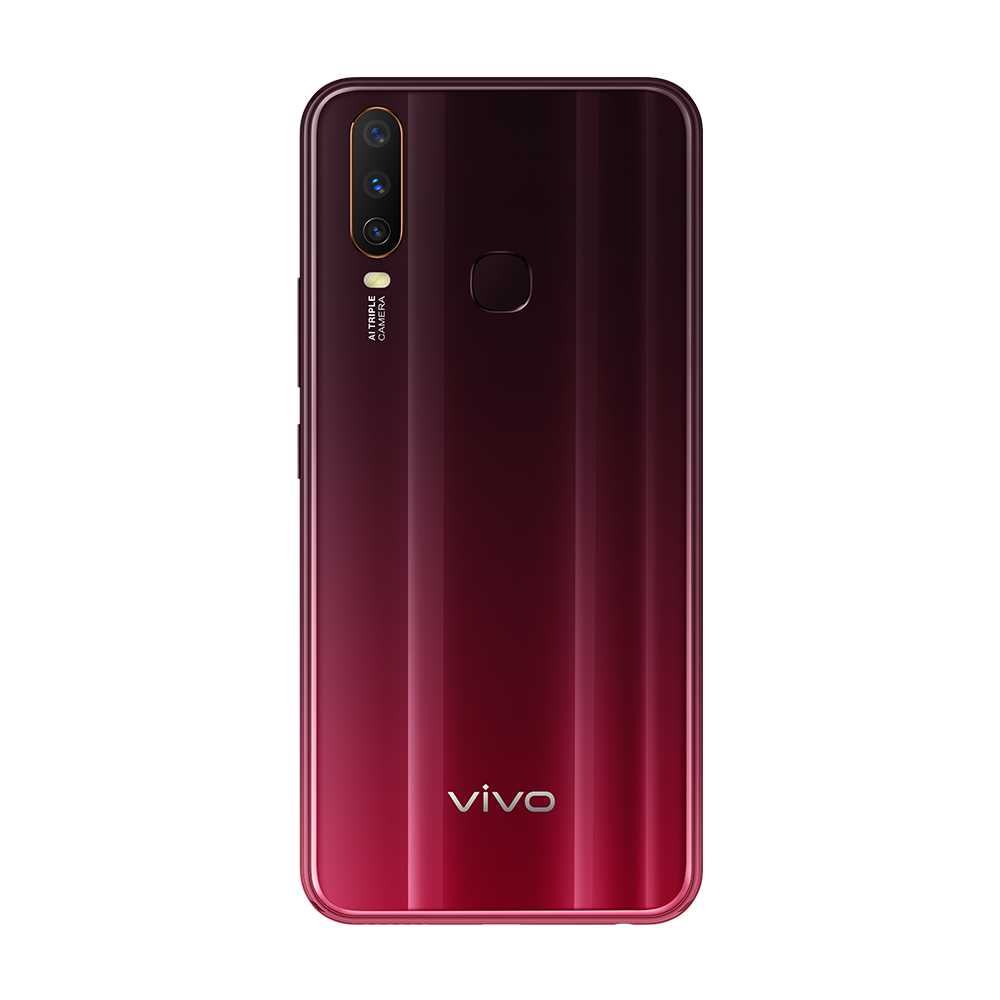 vivo y15 red and black