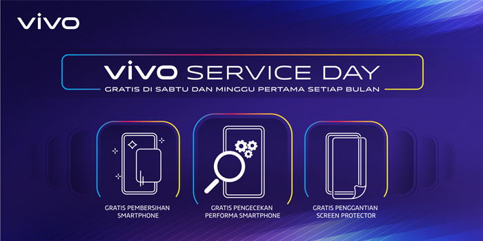 vivo Service Day, Layanan Purna Jual Terbaik dari vivo untuk Anda