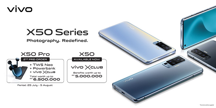 X50 Pro Buka Pre-Order Periode Kedua, X50 Mulai Selling!