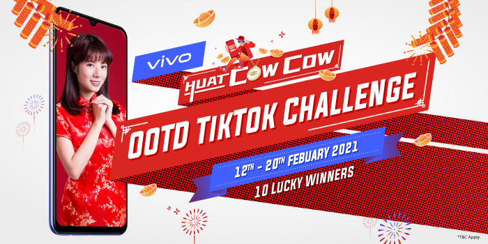 vivo HUAT COW COW OOTD TikTok Challenge