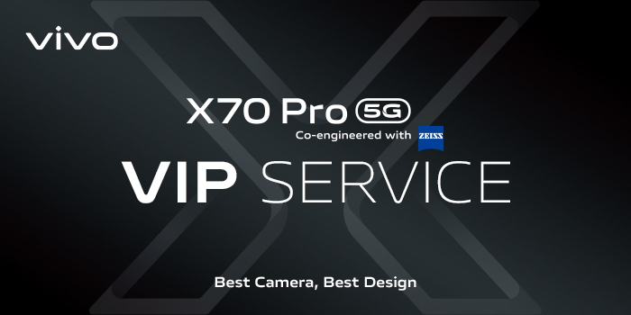 Services for our VIP users of vivo X70 Pro