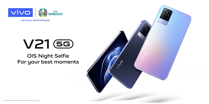 vivo introduces V21 5G with 44MP OIS front camera – the ultimate selfie smartphone to capture every moment, day and night