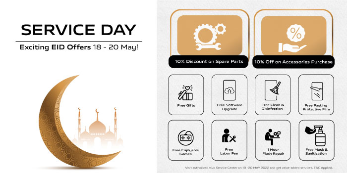 ''vivo service day'' Offers Exciting Eid Gifts