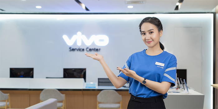 Experiencing vivo service center