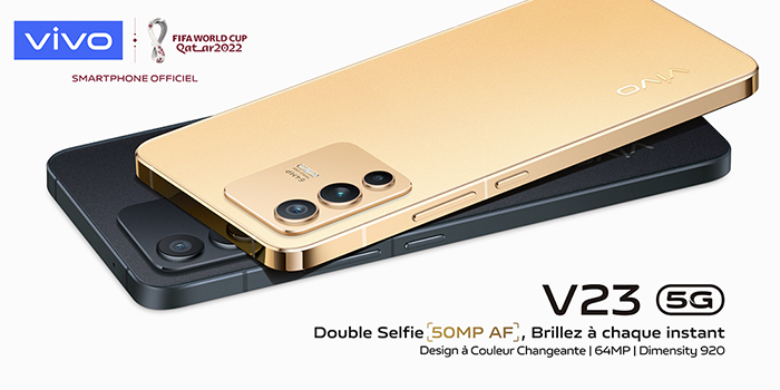 vivo lance le tout premier téléphone caméléon et les V23 5G et V23e au Maroc avec la première caméra Selfie de 50MP