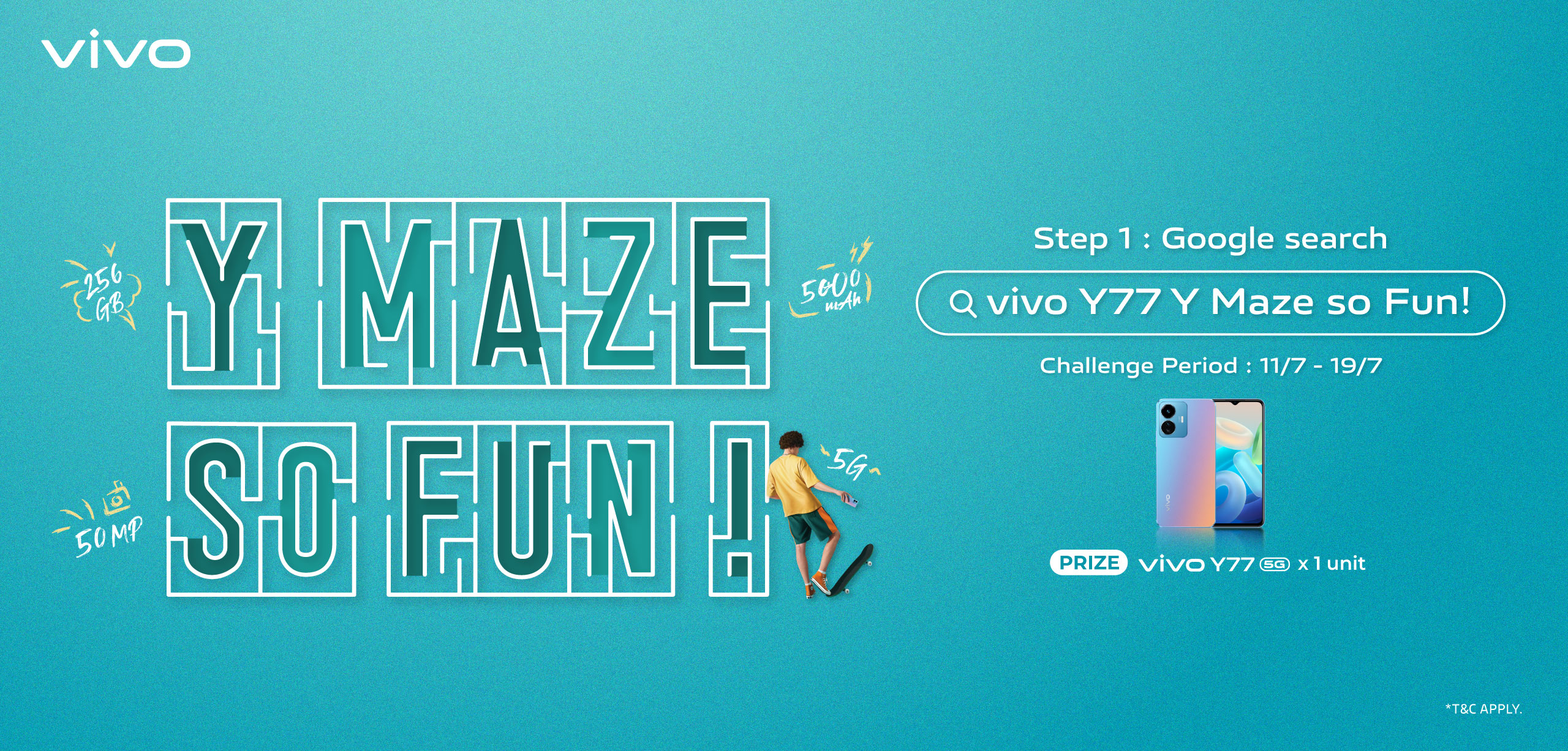 "Y maze so fun Campaign" TERMS AND CONDITIONS