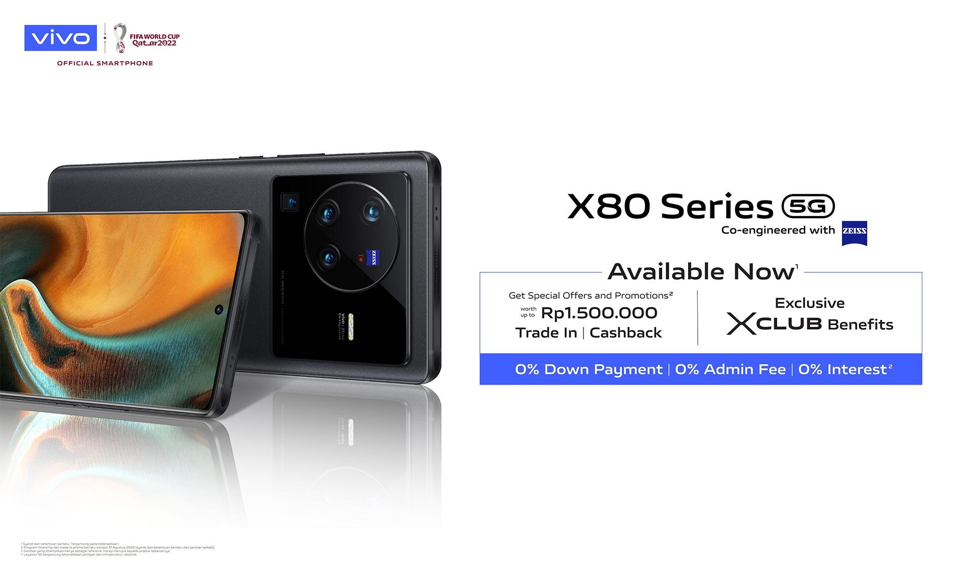 Spesifikasi Unggul vivo X80 Series 5G, Performa Berkelas dengan Desain Elegan