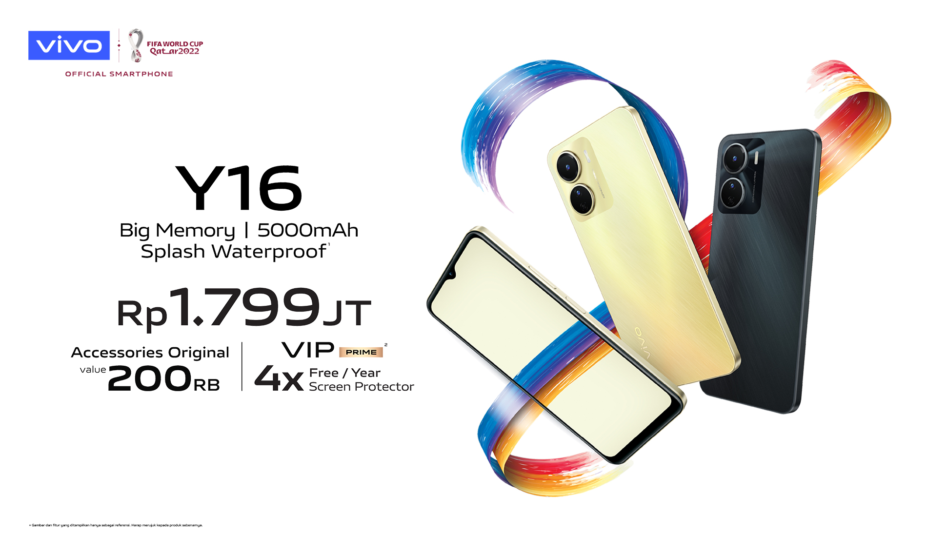 Memperkenalkan Smartphone Terbaru yang Stylish dari vivo Y16