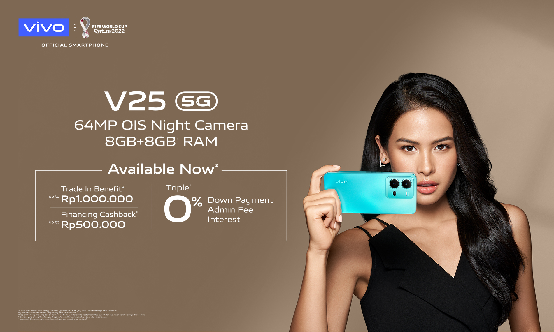 Available Now! vivo V25 5G Smartphone Super Canggih Terbaru vivo #LifeIsCinematic