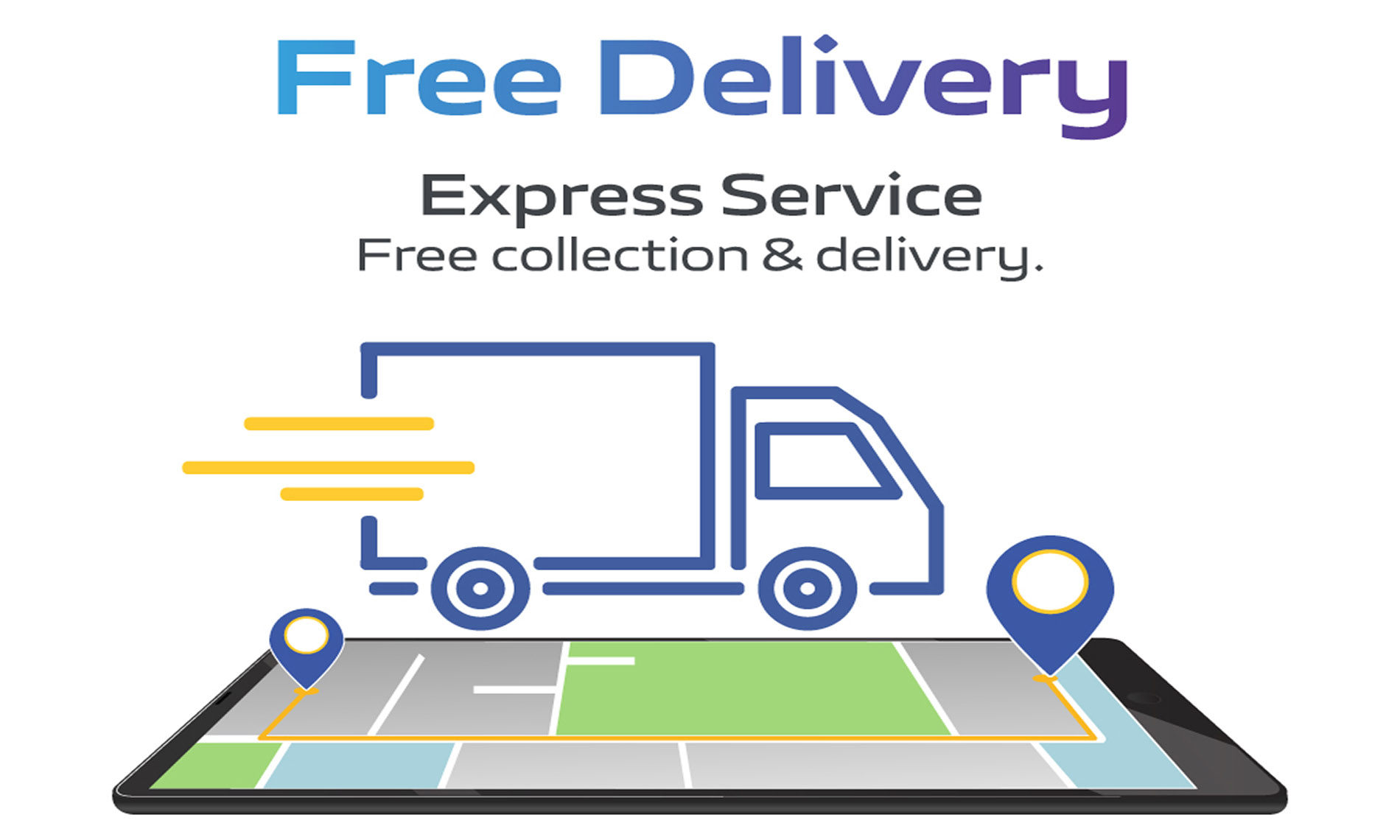 Free Collection & Free Delivery Service