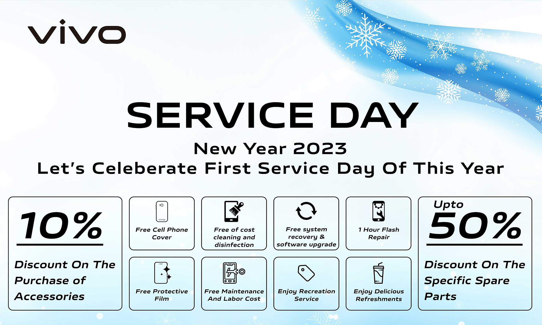 vivo Service Day in January 2023