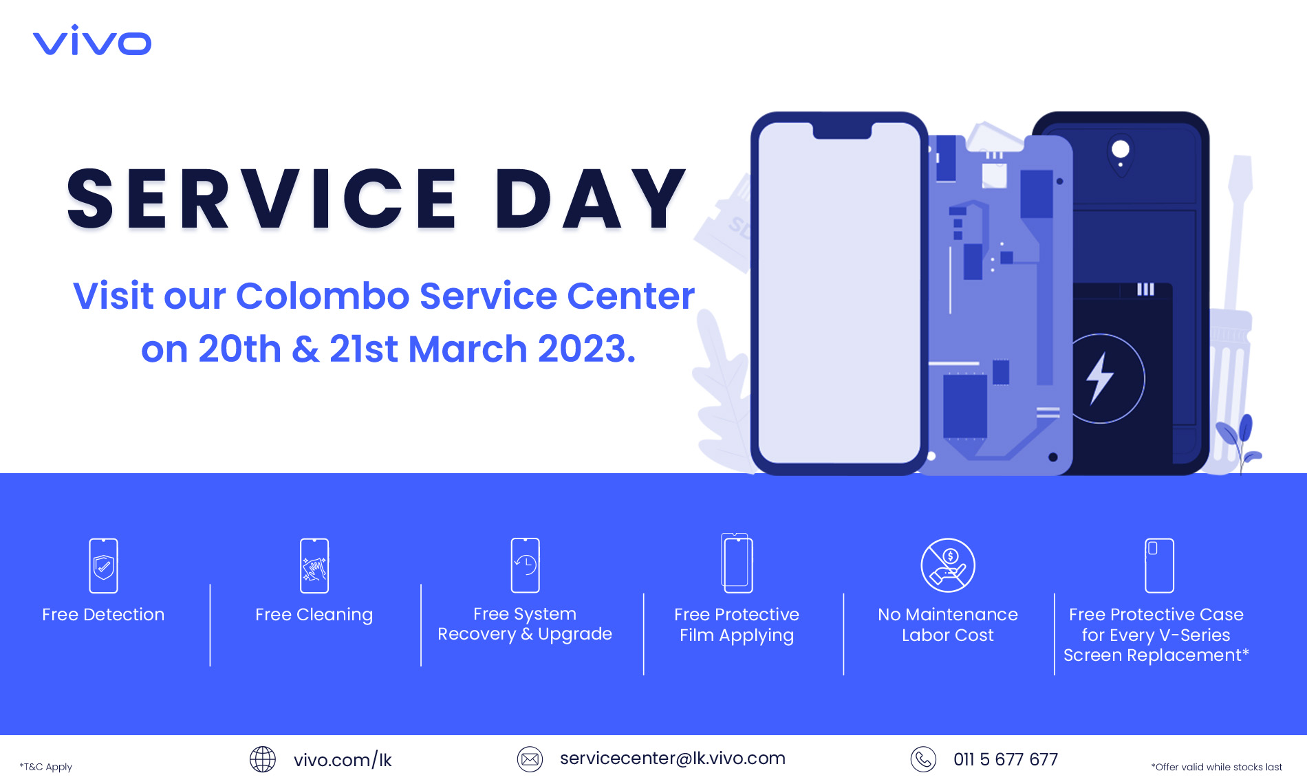 vivo Service Day Benefits in March