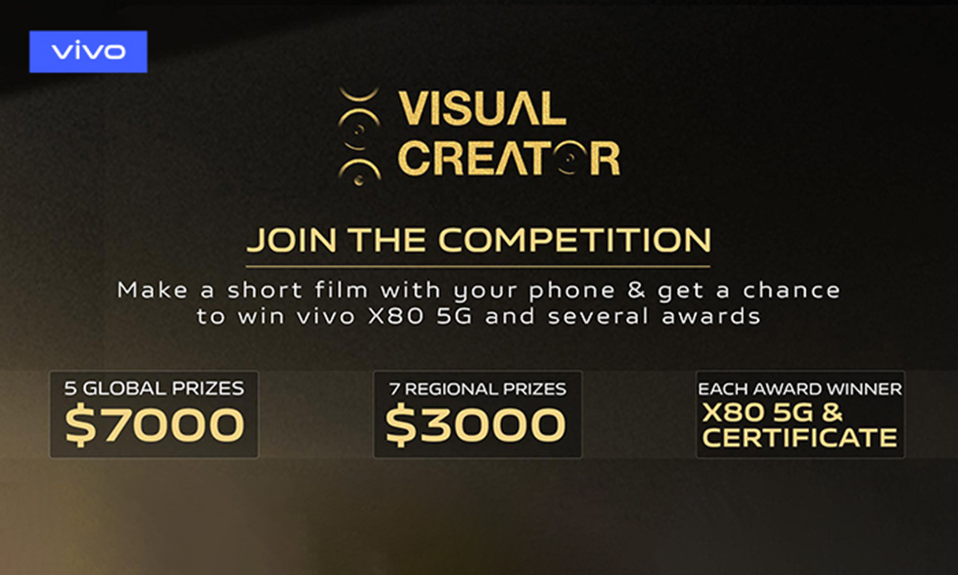 vivo Visual Creator Short Film Contest — A Chance to Win Cash Prizes and Amazing Awards
