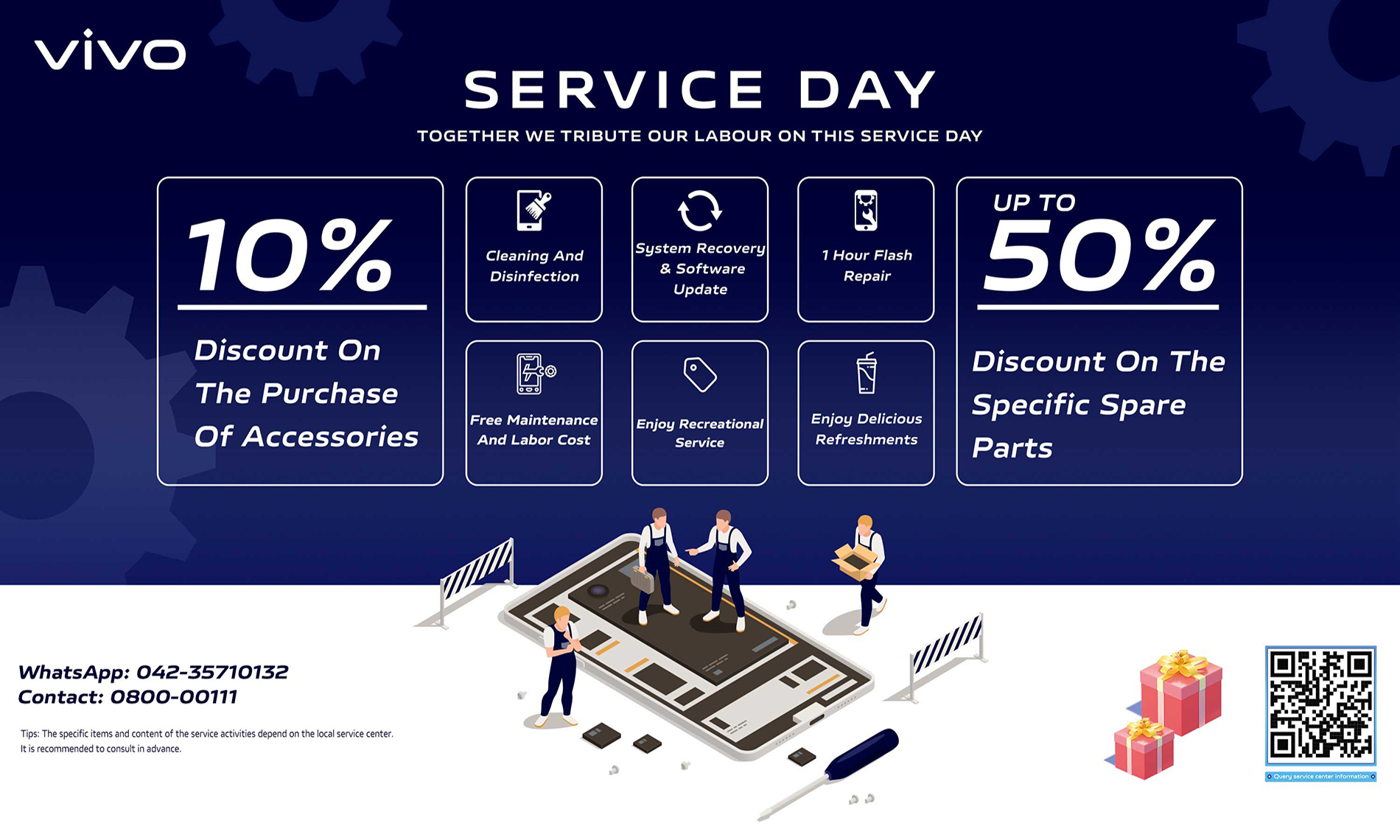 Enjoy the Superior Service and Save Big on vivo Service Day