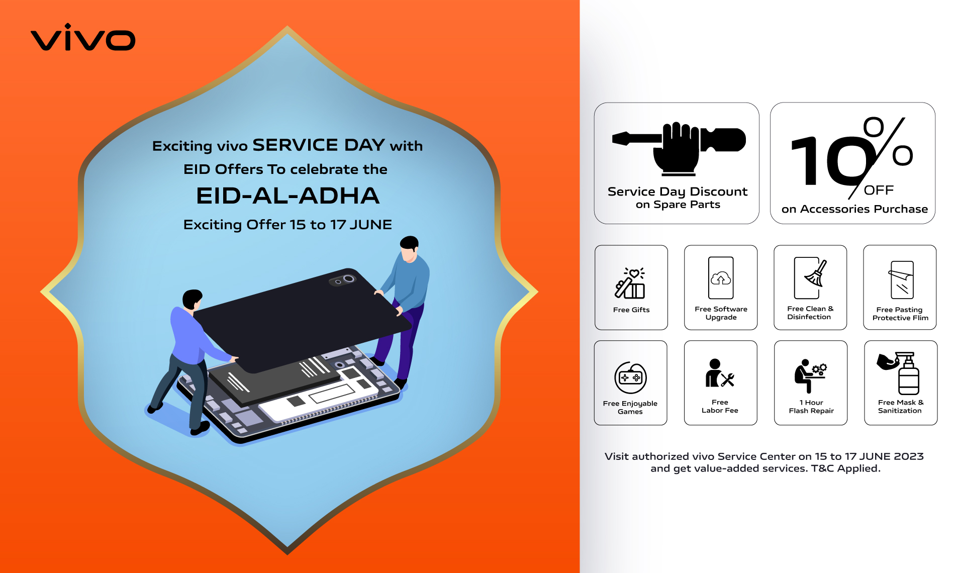 Celebrate the EID-AL-ADHA with vivo Service Day