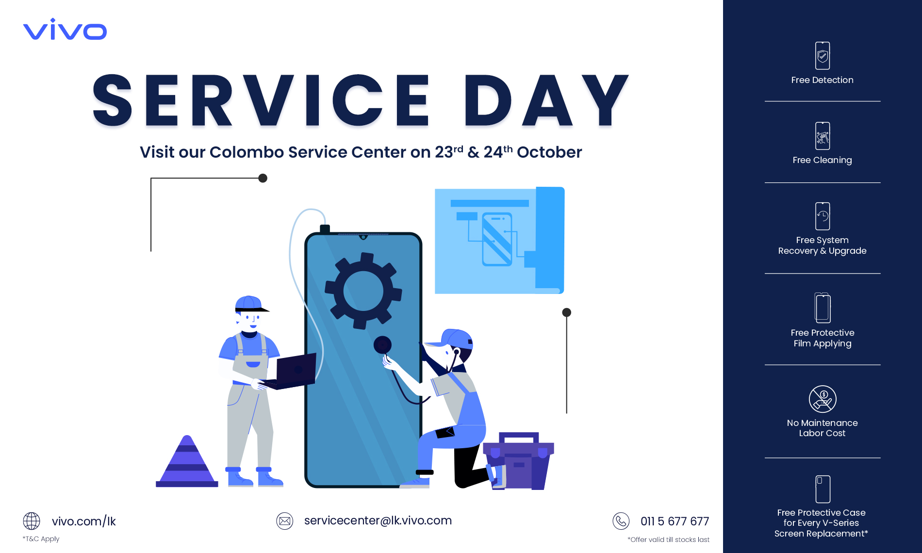 vivo Service Day Benefits in October