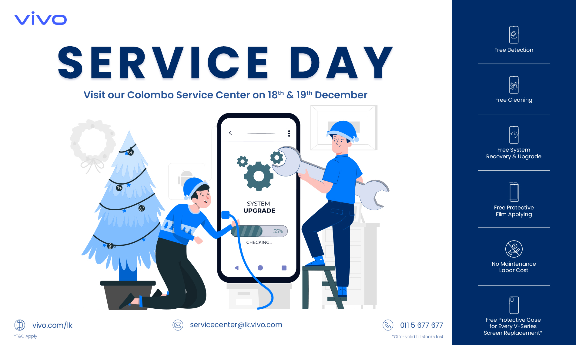 vivo Service Day Benefits in December