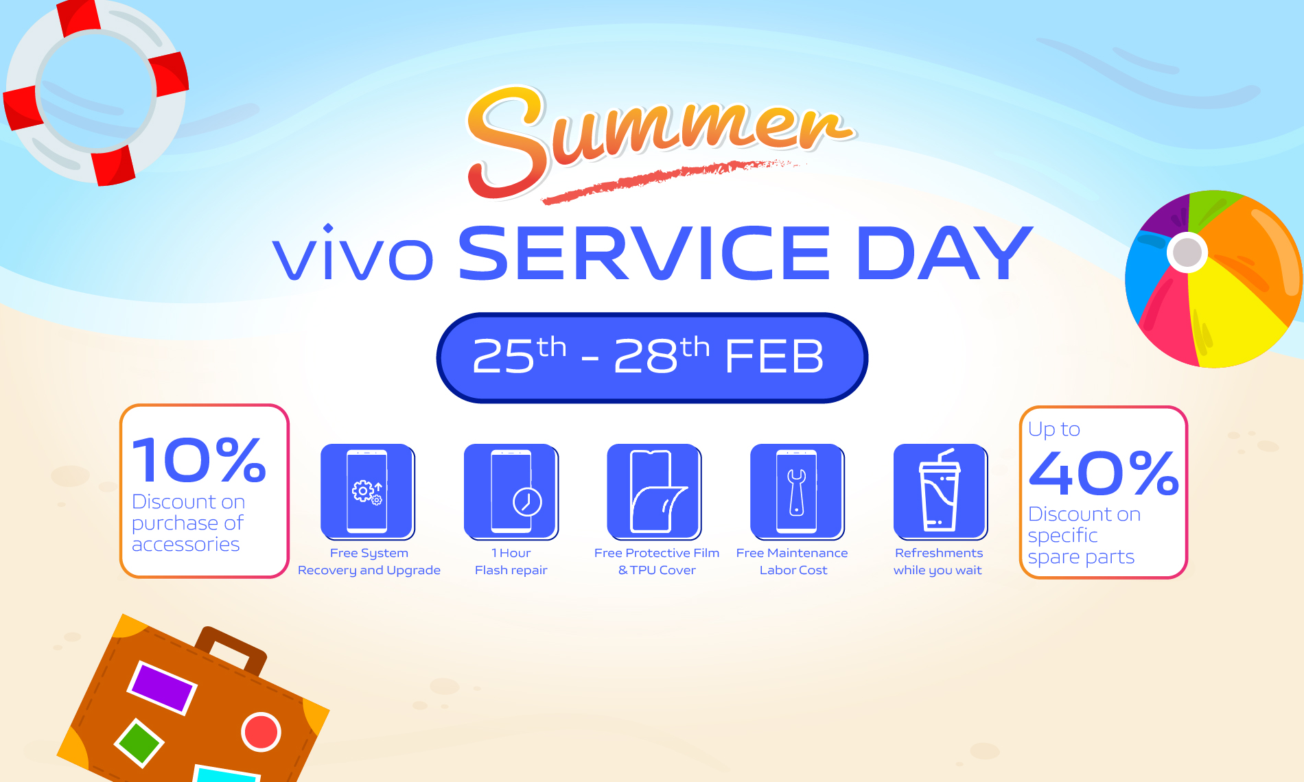 Enjoy vivo Service Day in February