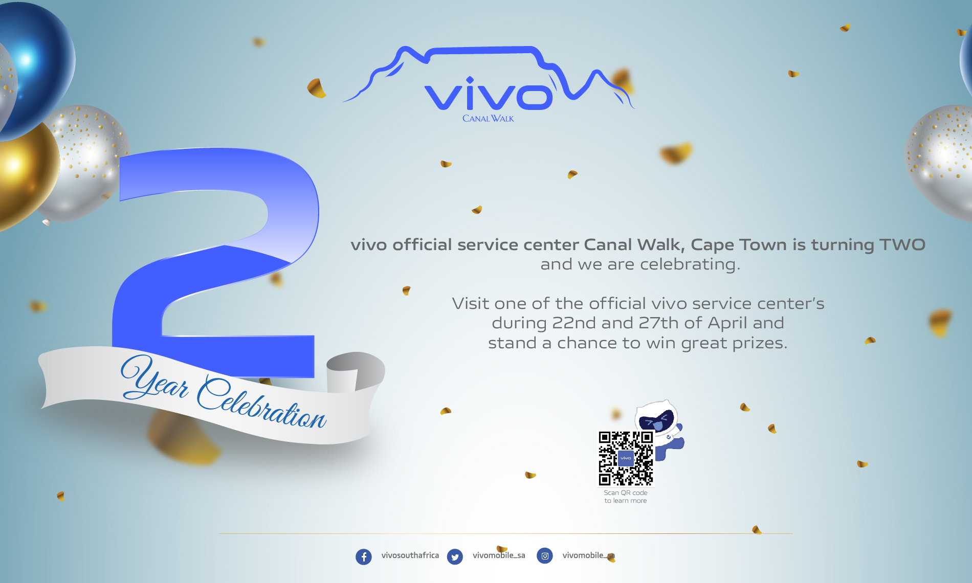 Cape Town official vivo service center is turning 2.