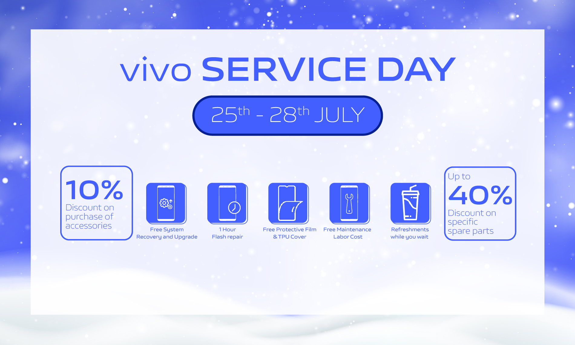 Enjoy vivo Service Day in July