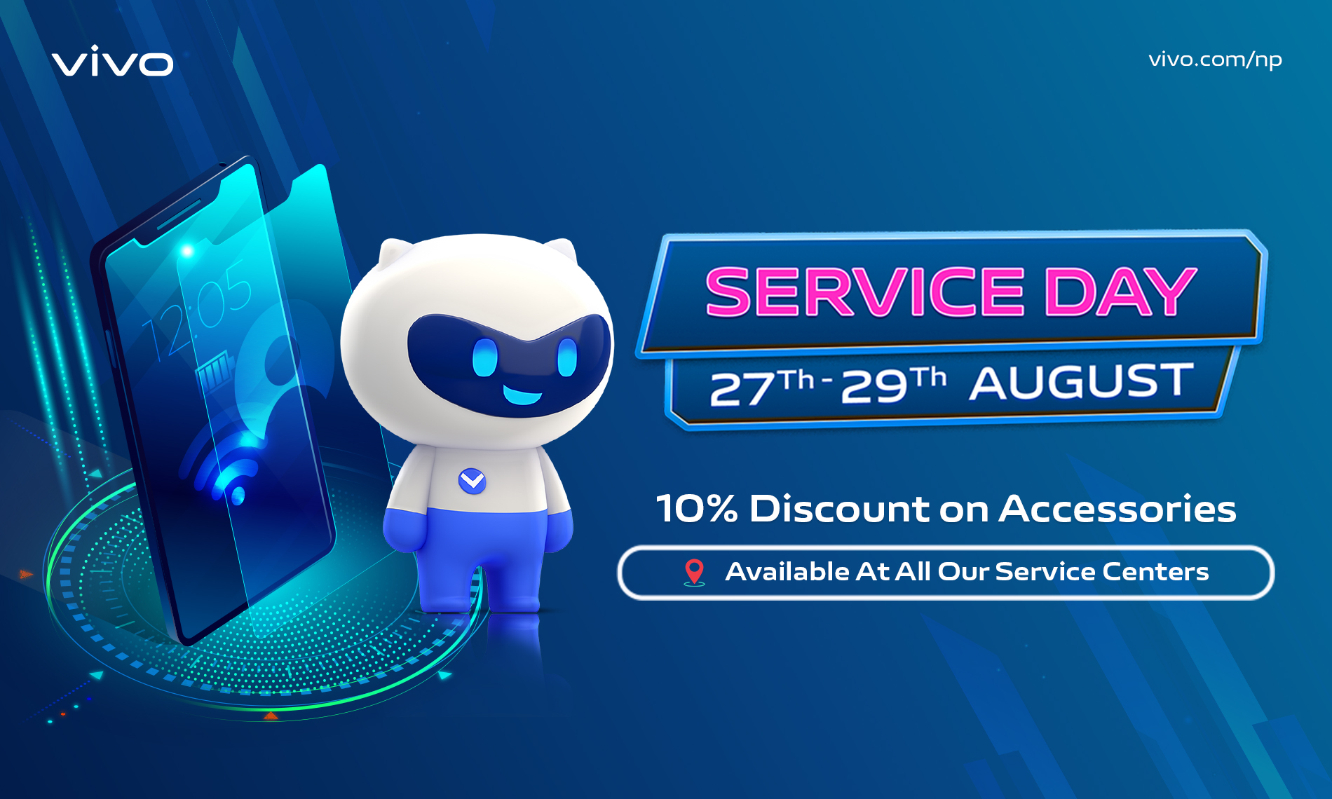 Enjoy vivo Service Day in August