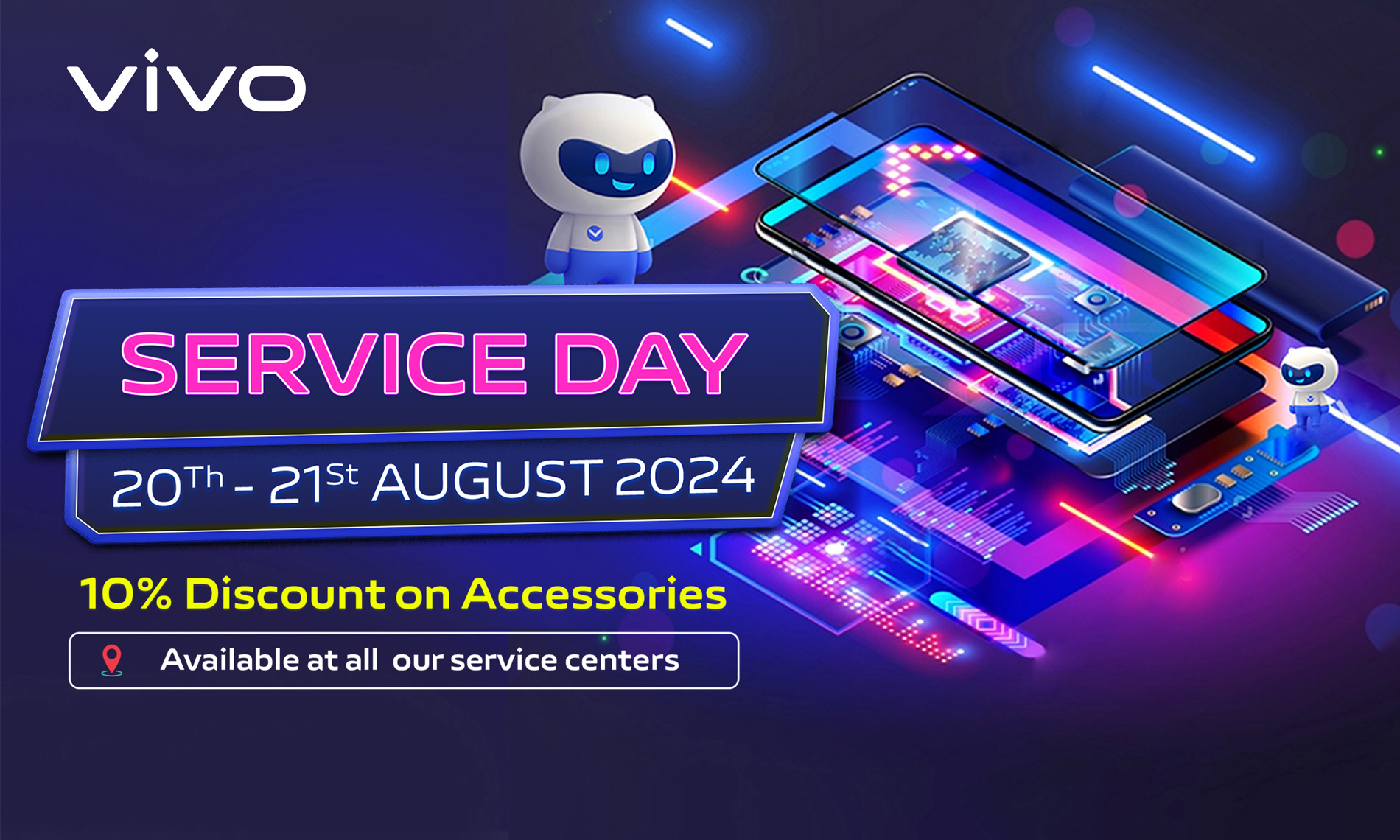 Enjoy vivo Service Day in August