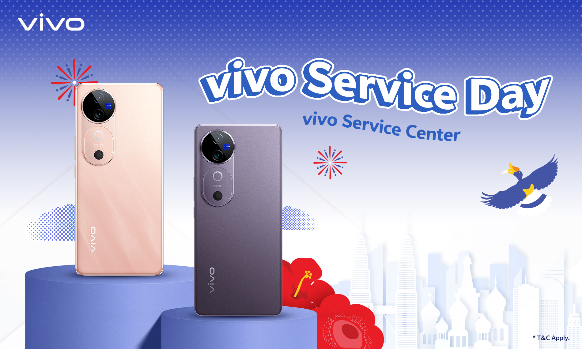 Enjoy vivo Service Day in August