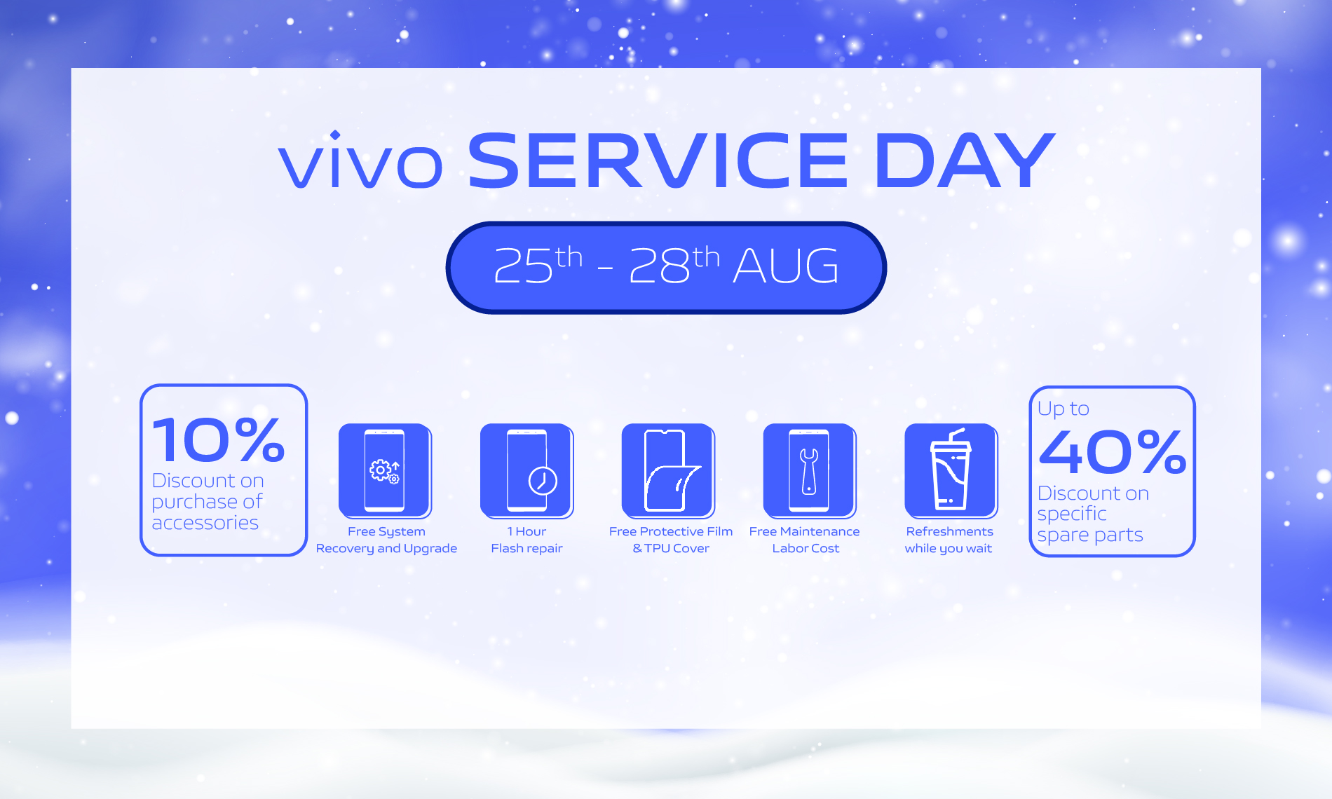 Enjoy vivo Service Day in August