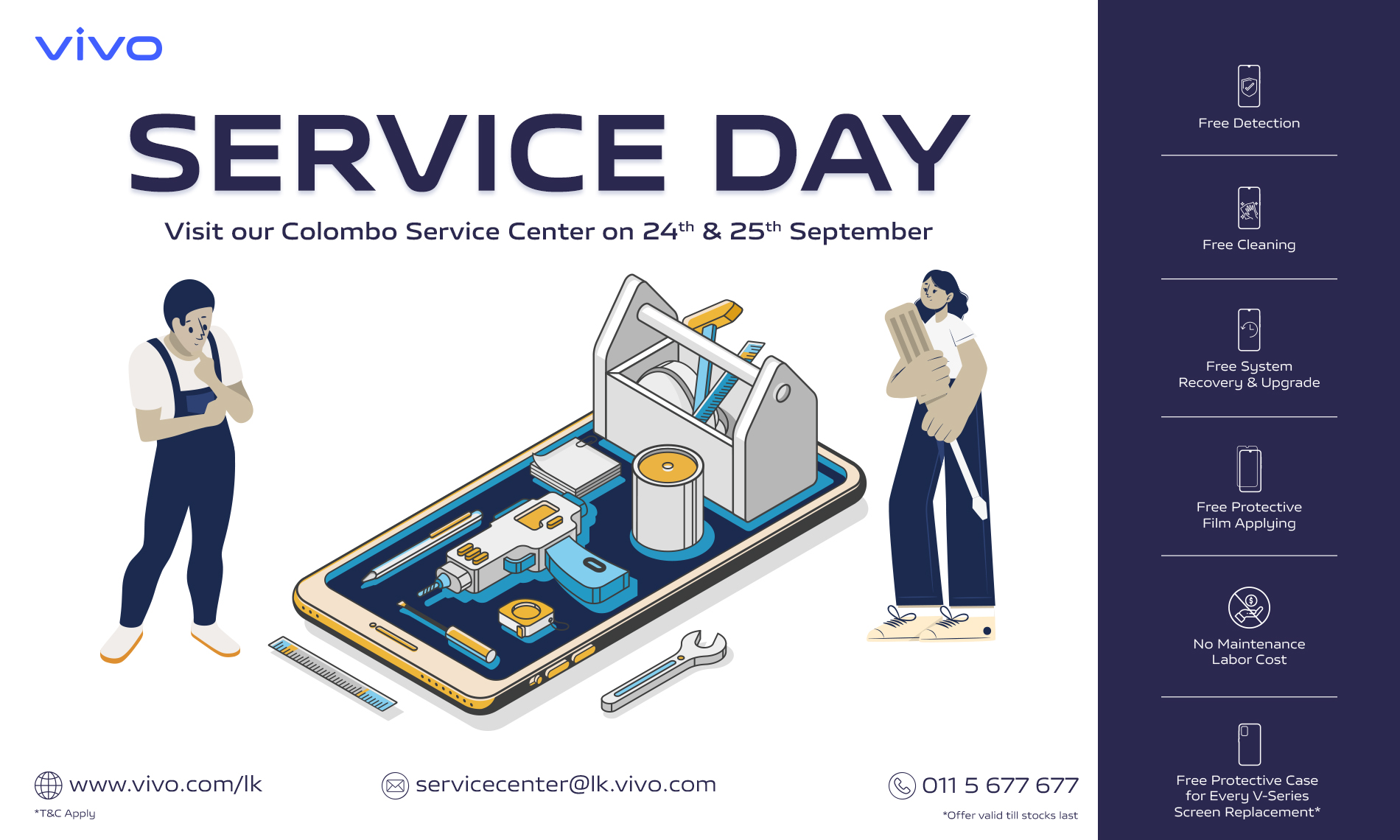 Enjoy vivo Service Day in September