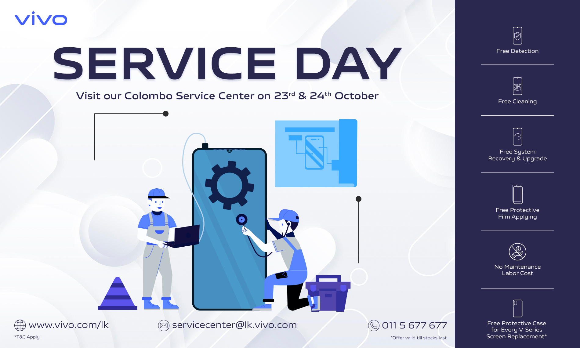 Enjoy vivo Service Day in October