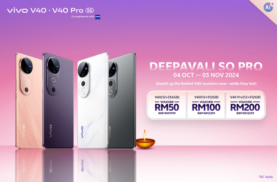 SWITCH UP TO THE vivo V40 • V4