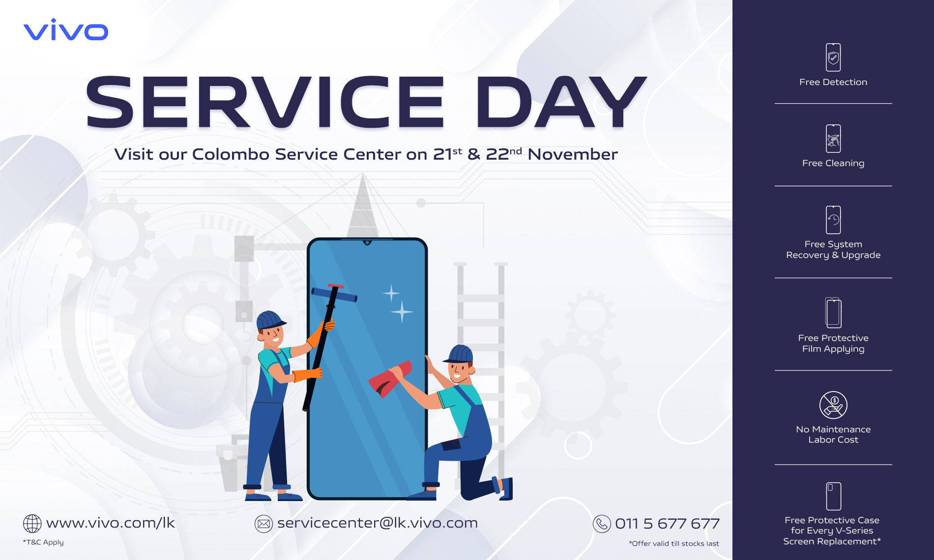 Enjoy vivo Service Day in November