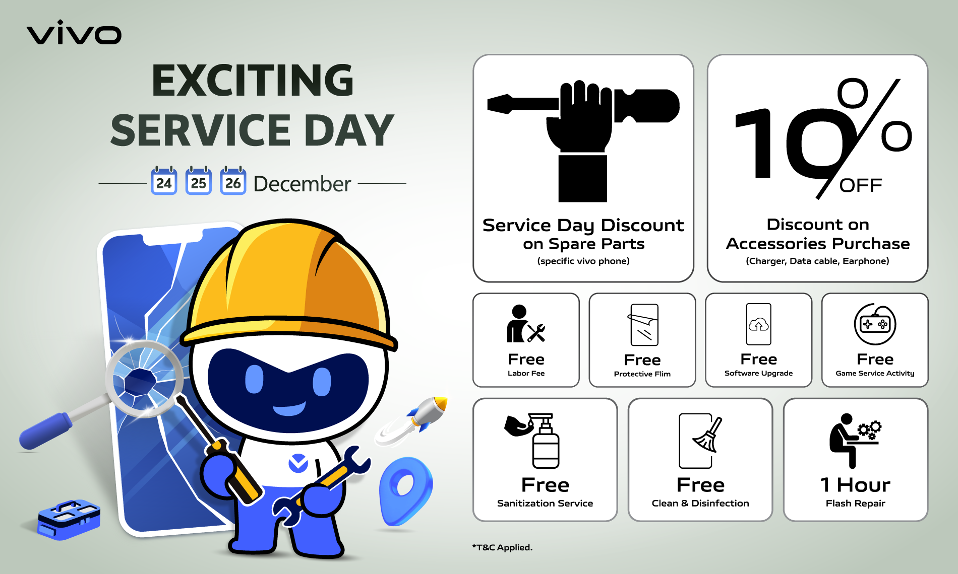 Enjoy vivo Service Day in December