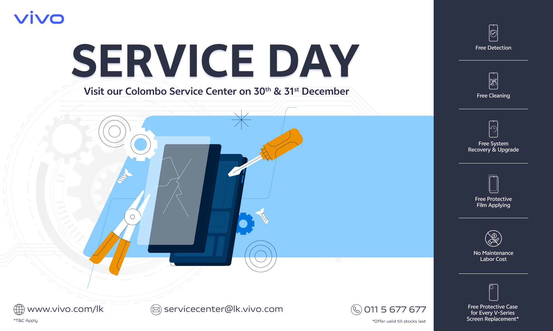 Enjoy vivo Service Day in December