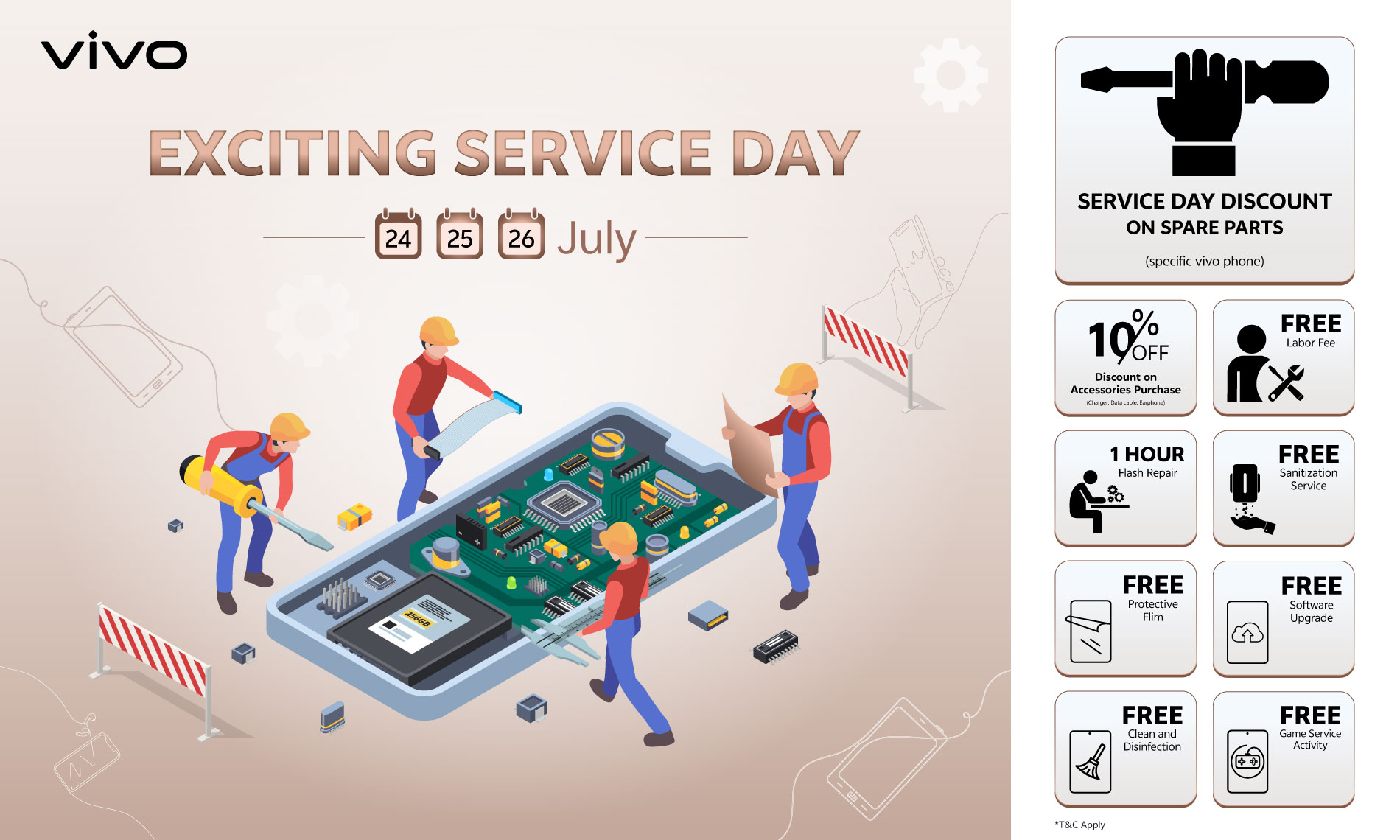 Discover Exclusive Offers at vivo Service Day July