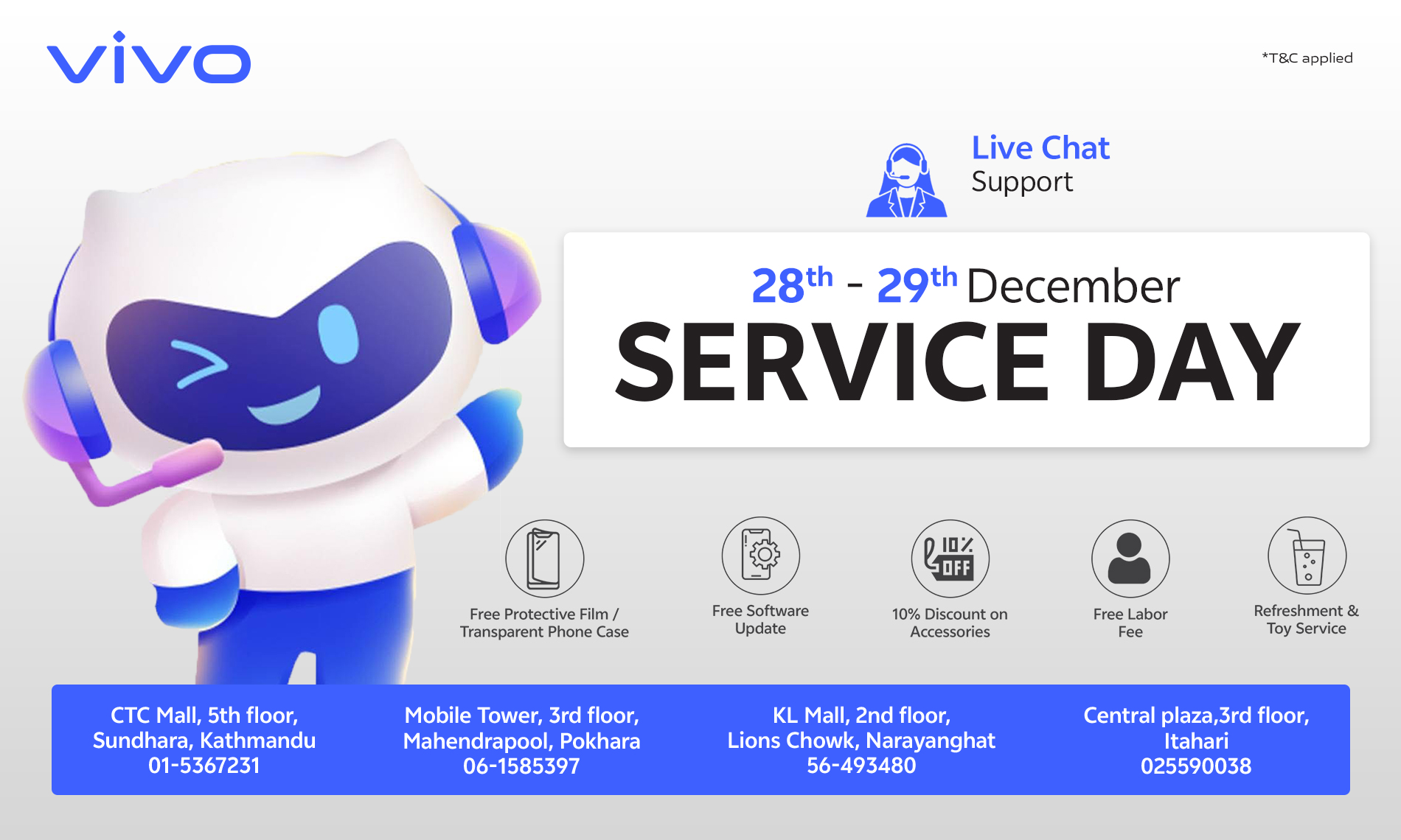 vivo Service Day December