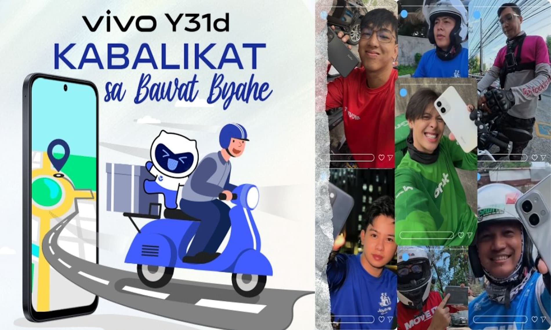 MC taxi riders share how reliable vivo Y31d is