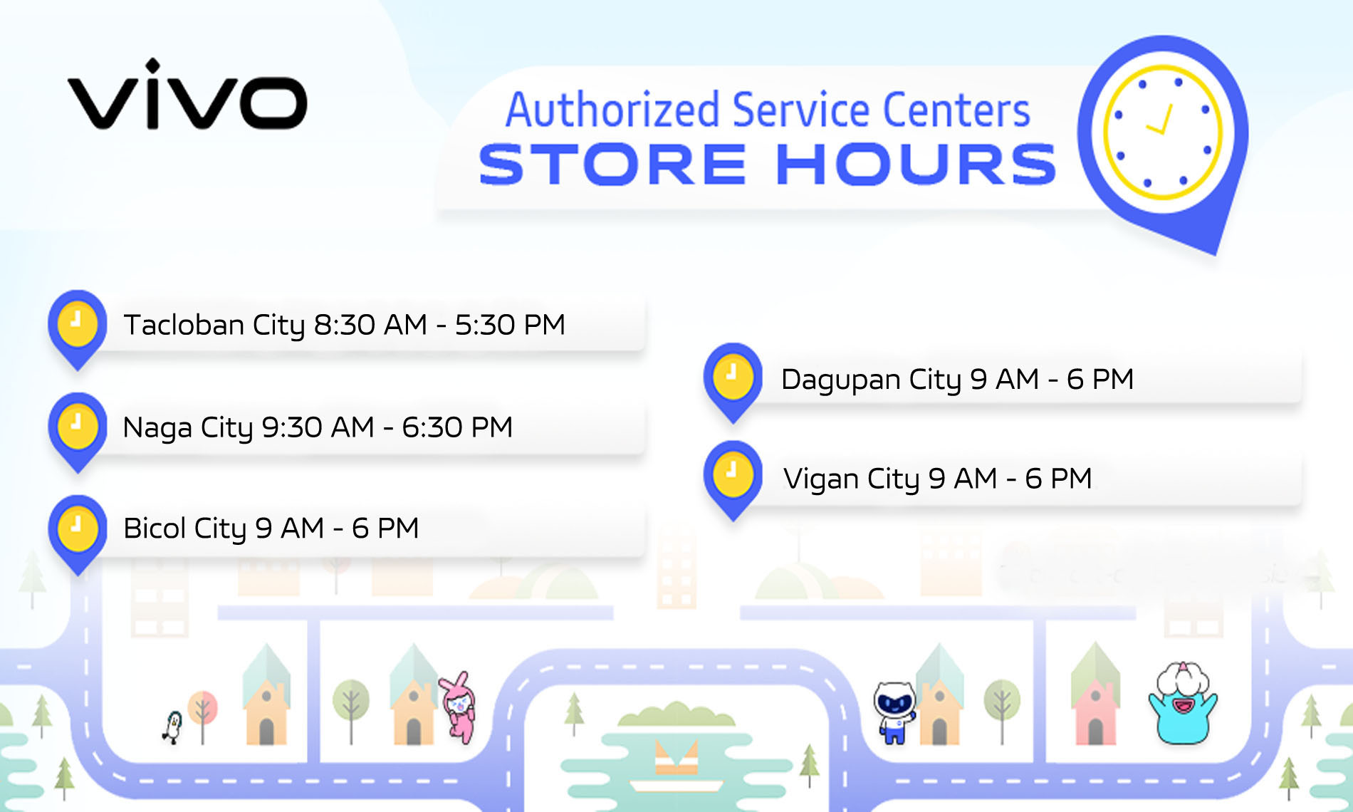 vivo Authorized Service Center Store Hours