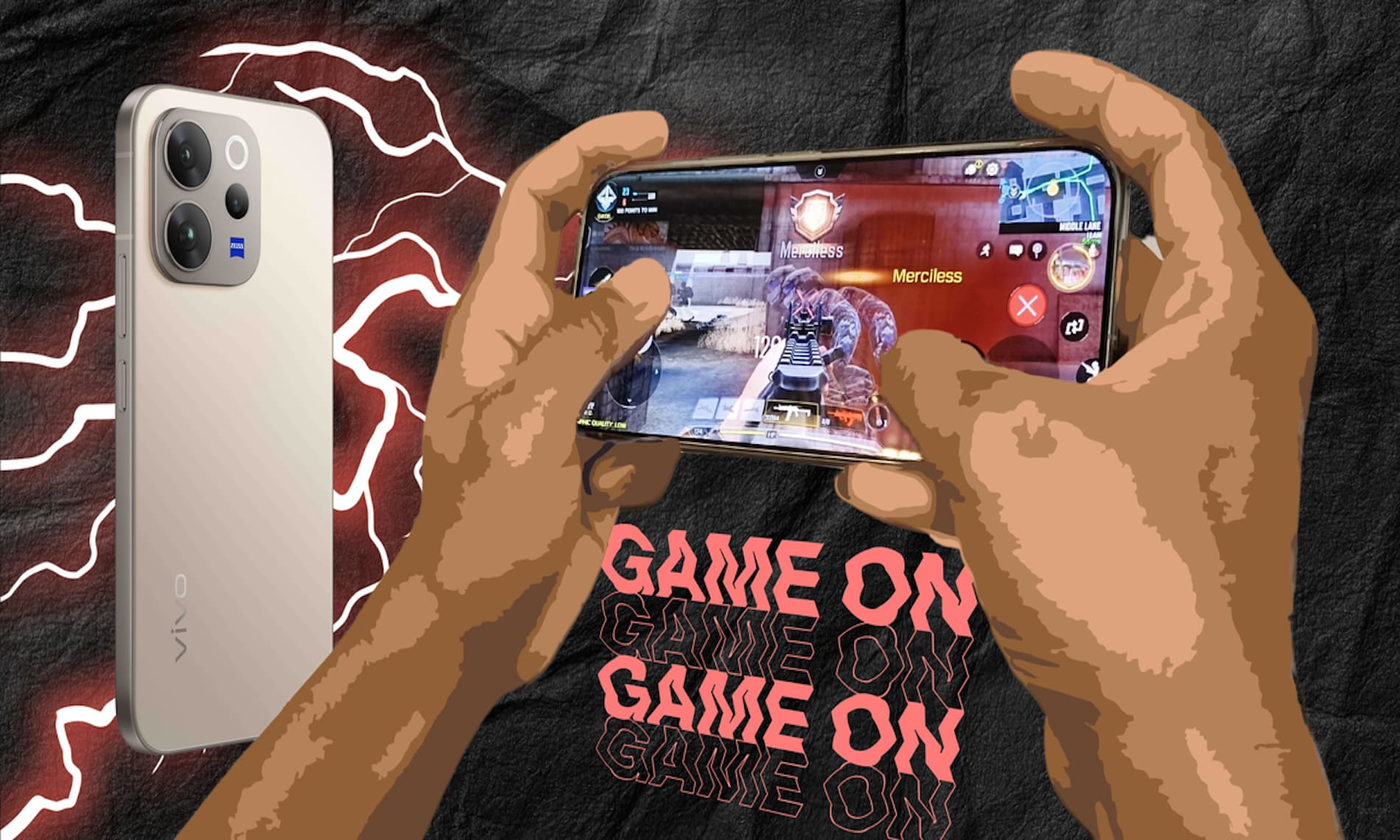 vivo V70 delivers smooth gaming at up to 120fps 