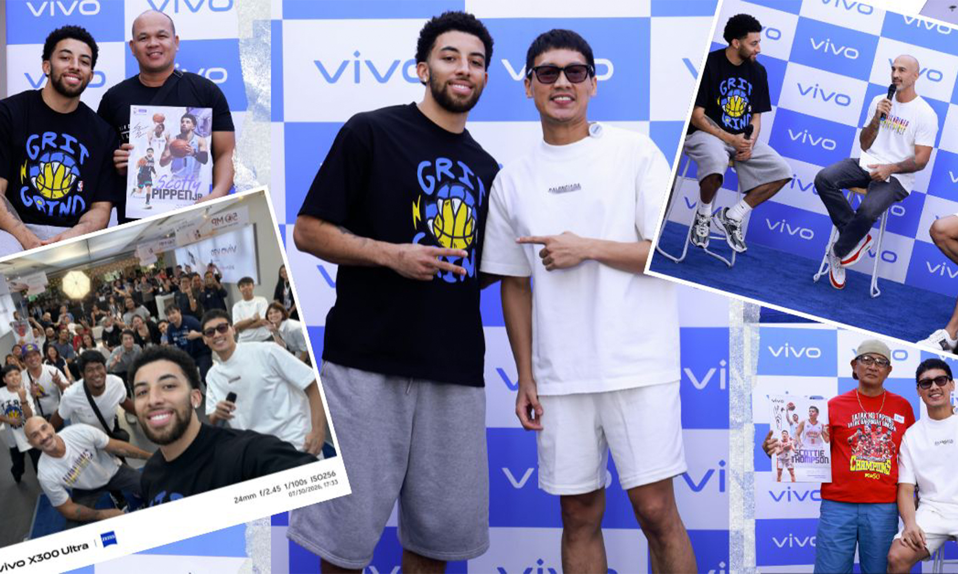 Scottie Thompson, Scotty Pippen Jr. unite at vivo x NBA event