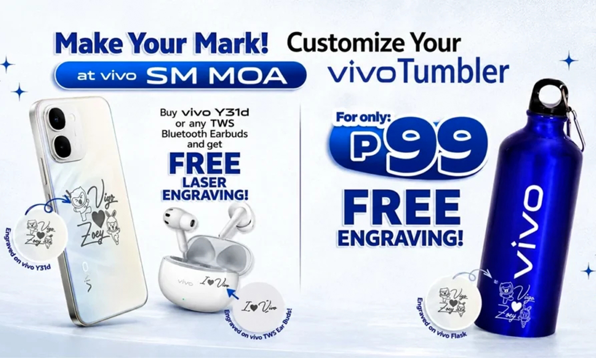 Calling all vivo users: Get exclusive engraving perks this weekend