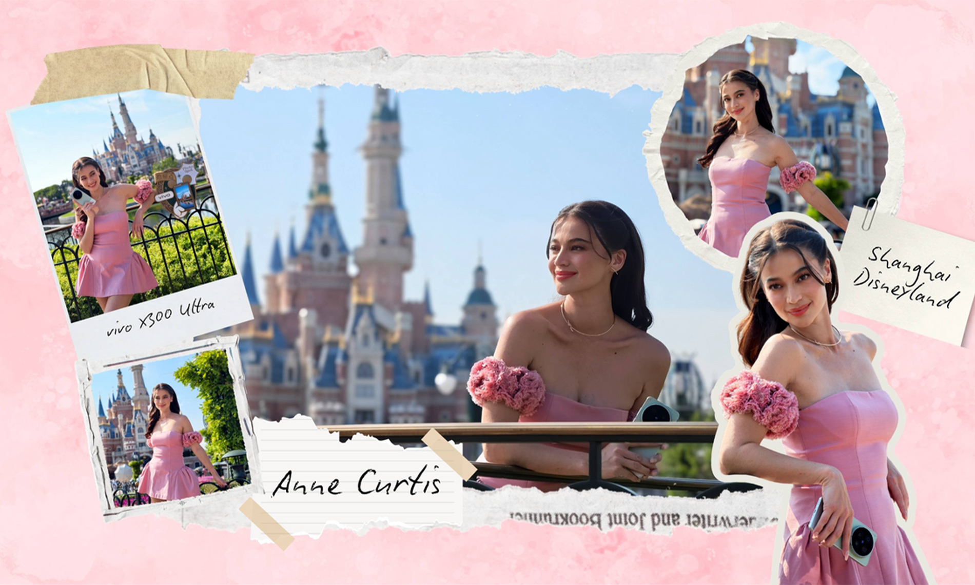 vivo X300 Ultra captures Anne Curtis in Shanghai Disneyland
