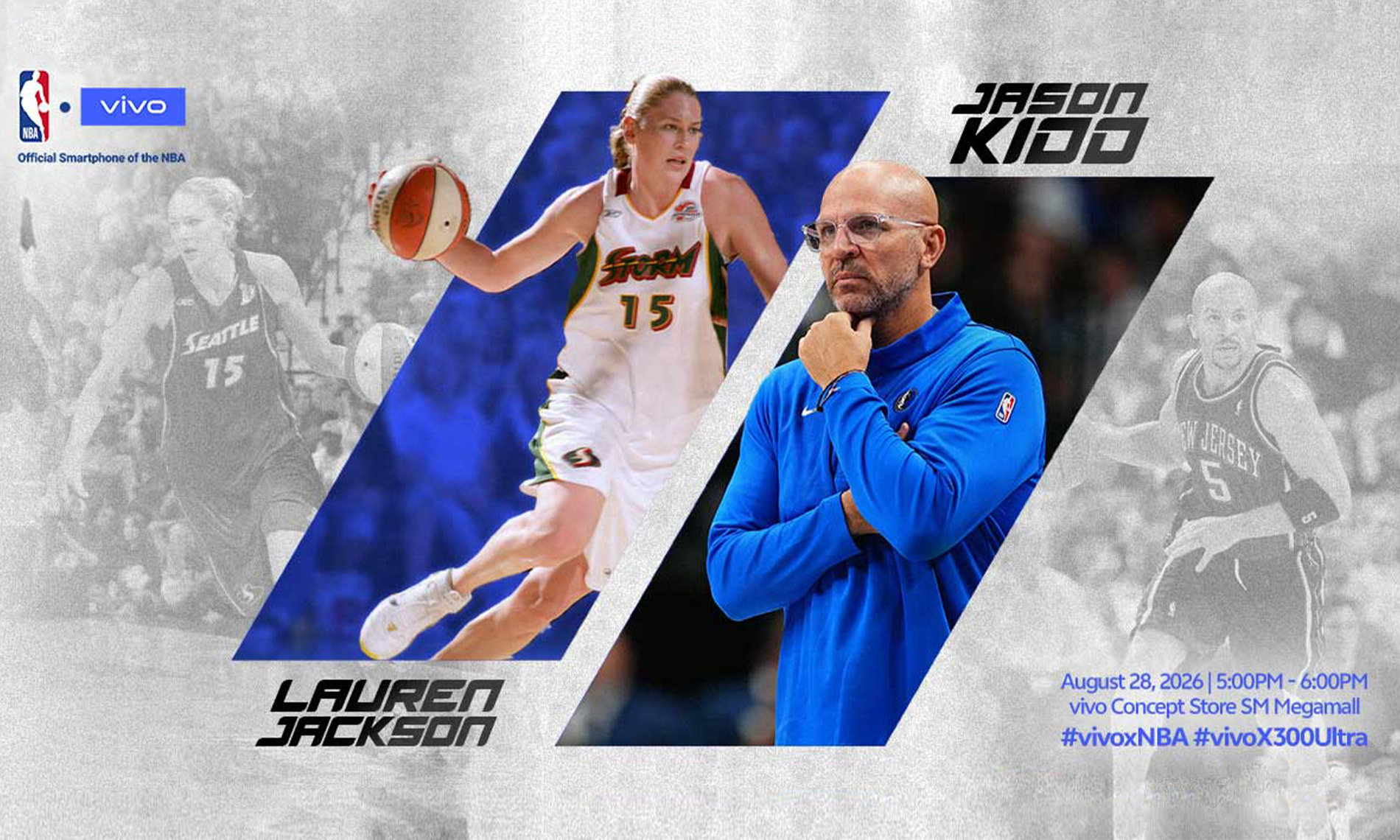Win meet-and-greet with basketball legends Jason Kidd, Lauren Jackson
