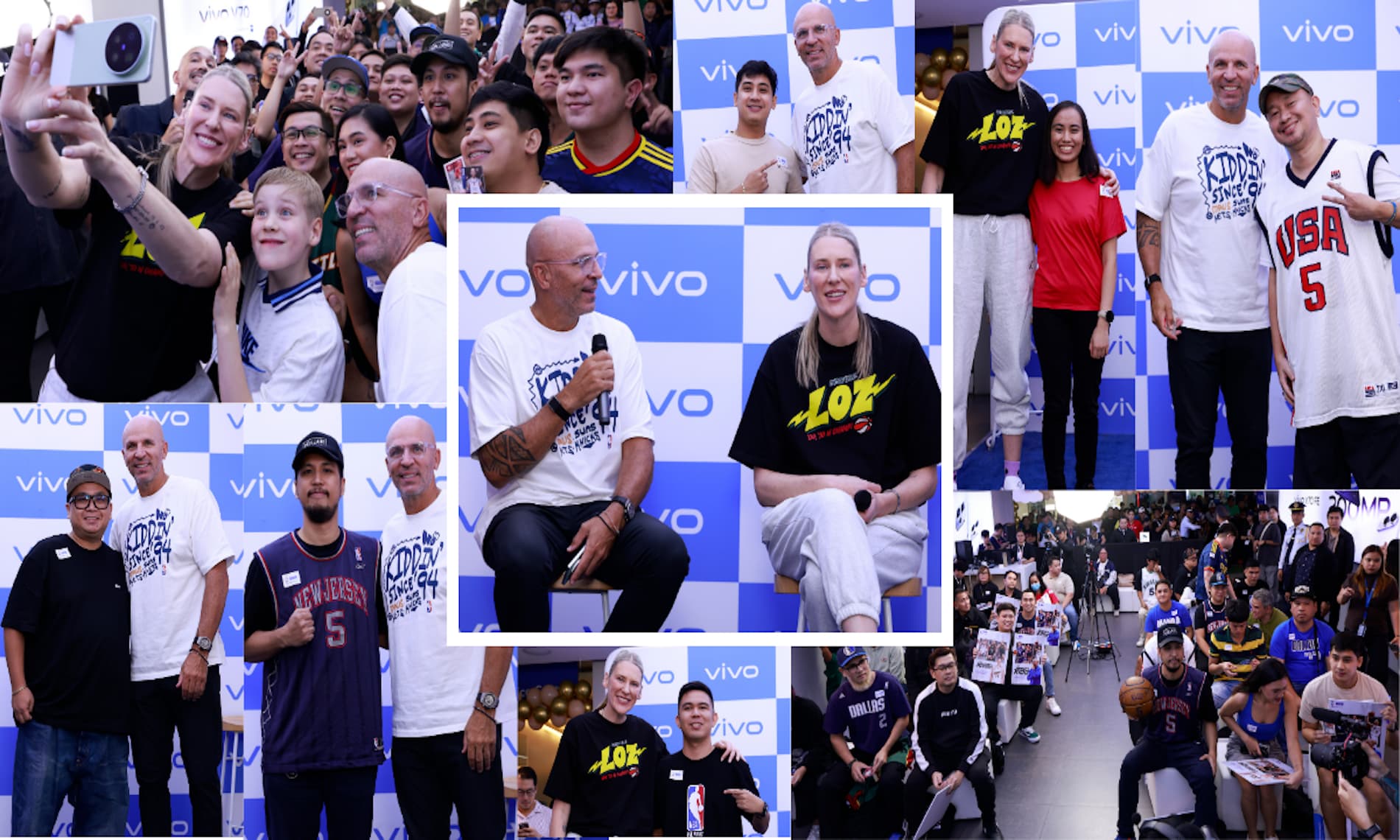 Jason Kidd, Lauren Jackson get up close with Filipino fans at vivo, NBA meet-and-greet