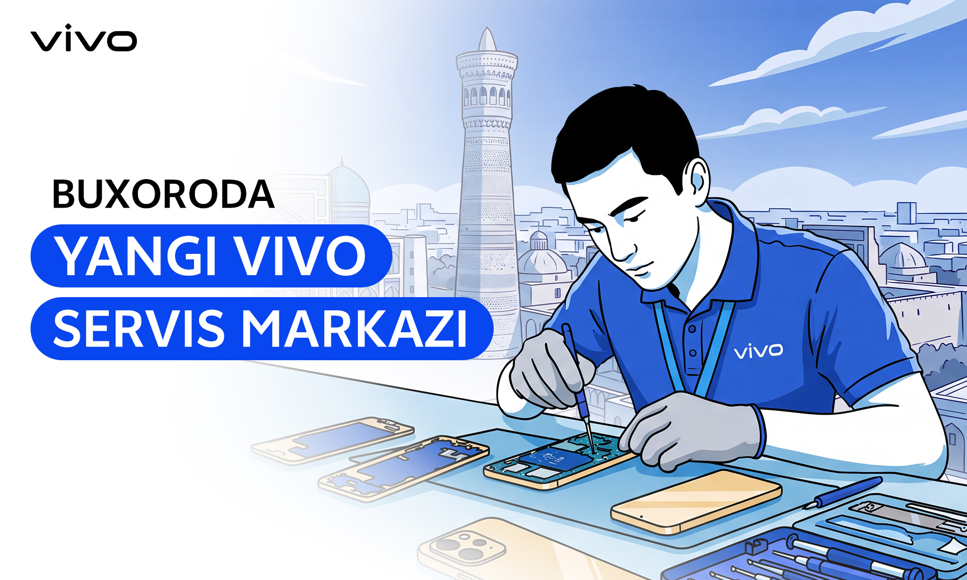 Buxoroda vivo servis markazi ochilishi: professional yordam va maxsus takliflar