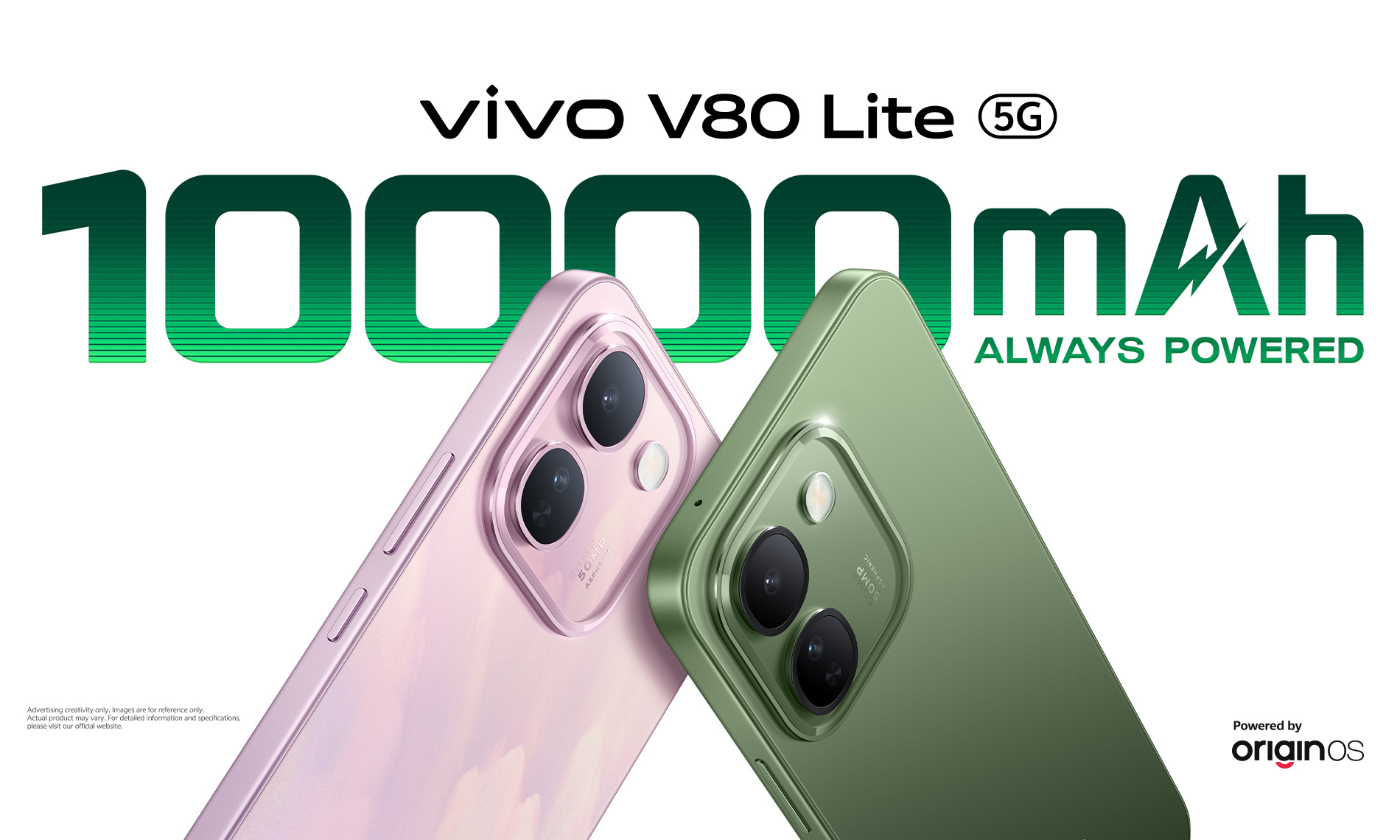vivo V80 Lite challenges the look of big-battery phones