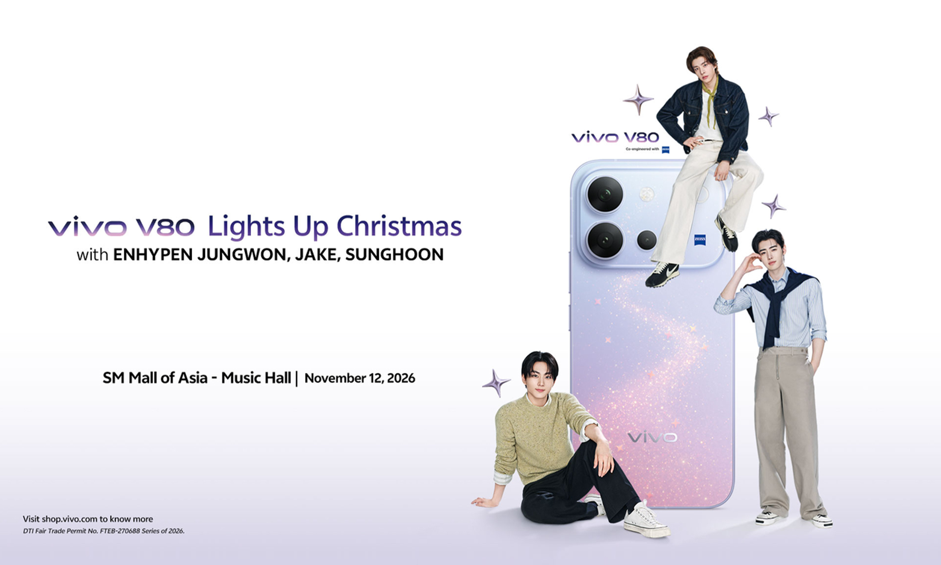 First 100 vivo V80 pre-orders get access to ENHYPEN event
