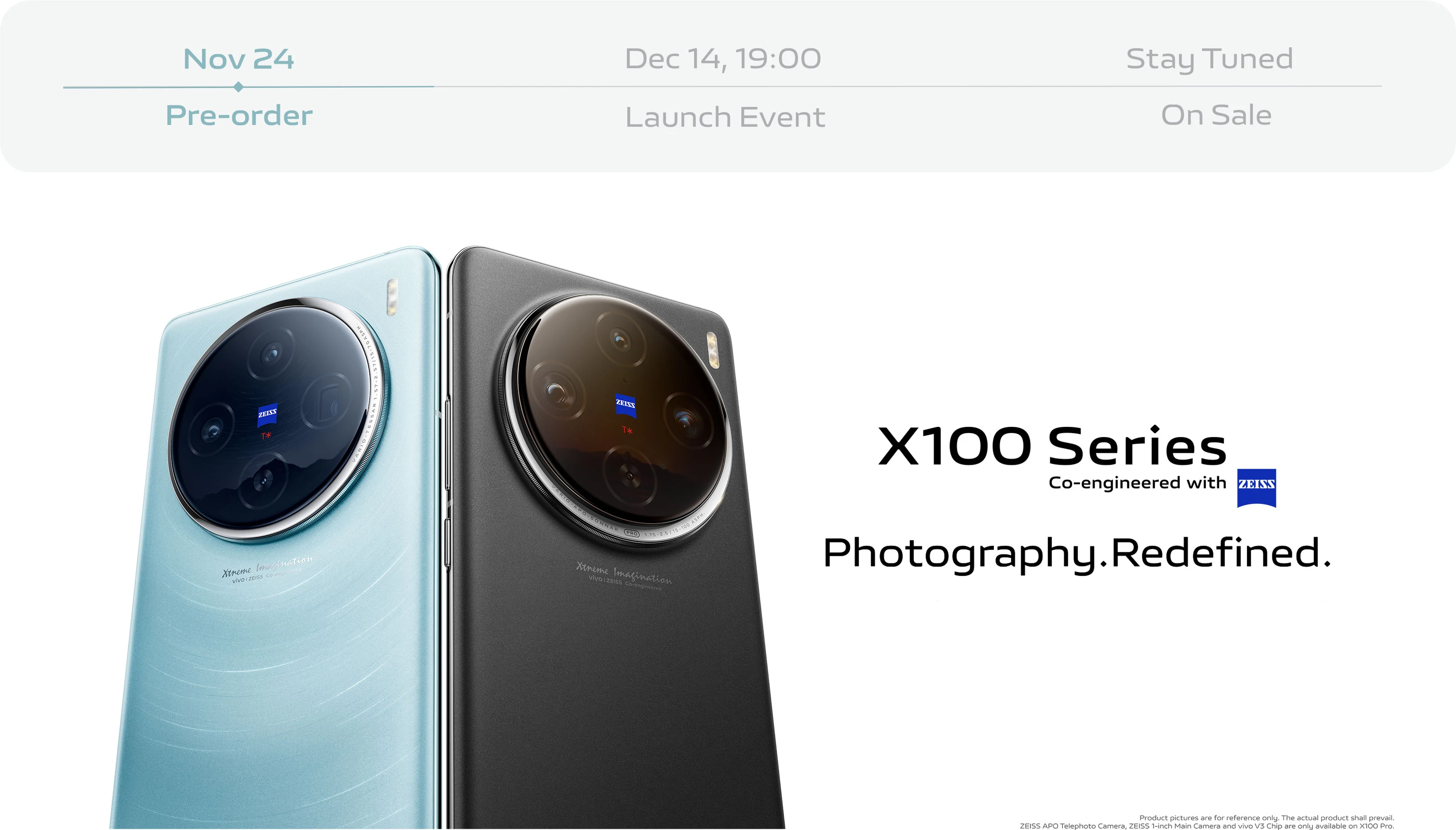 new vivo X100 series launch schedule