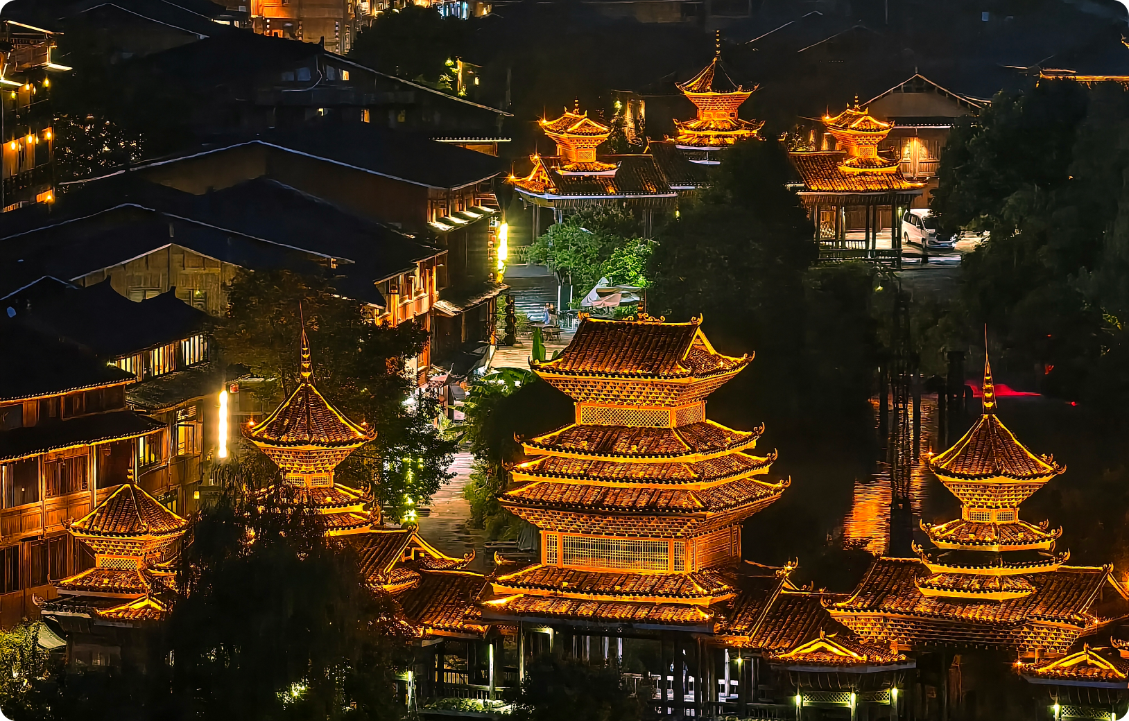telephoto nightscapes by vivo X200 Series
