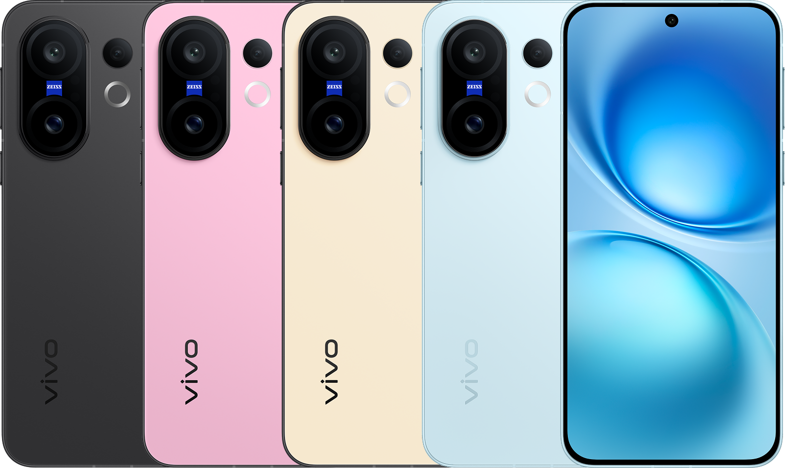 vivo X200 FE in four aesthetic color options